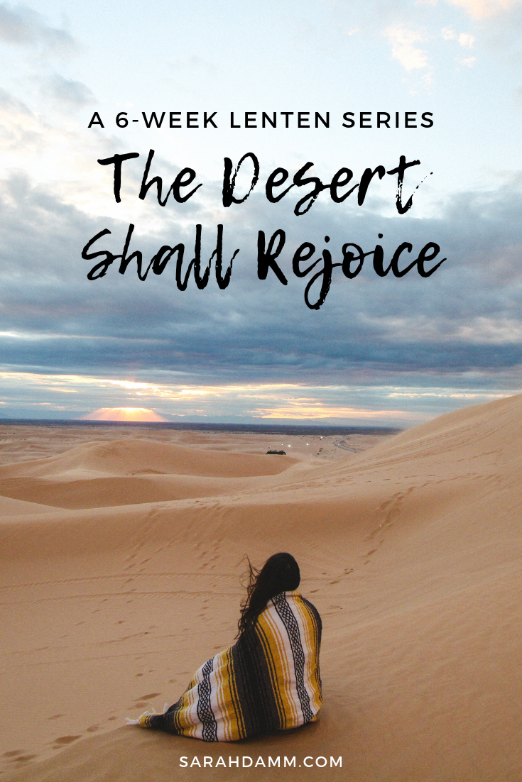The Desert Shall Rejoice: A 6-Week Blog Series | sarahdamm.com